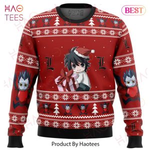 Death Note Chibi L Ugly Christmas Sweater