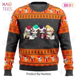 Demon Slayer Chibi Ugly Christmas Sweater