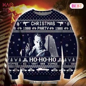 Die Hard Christmas Sweater Die Hard Christmas 1988 Party Ho Ho Ho Yippee Ki Yay Ugly Sweater 2022