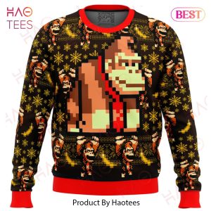 Donkey Kong Sprite Ugly Christmas Sweater