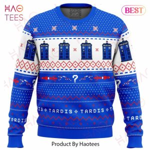 Dr Who TARDIS Christmas Sweater