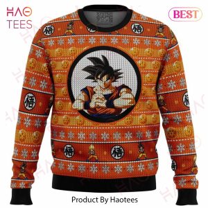 Dragonball Z Son Goku Ugly Christmas Sweater