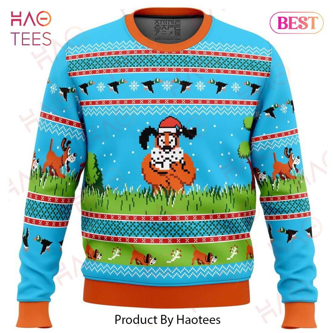 Duck Hunt Ugly Christmas Sweater Duck Hunt Ugly Christmas Sweater