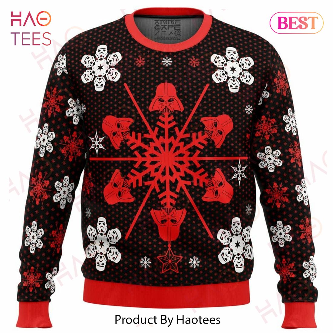 Empire Snowflakes Ugly Christmas Sweater Empire Snowflakes Ugly Christmas Sweater