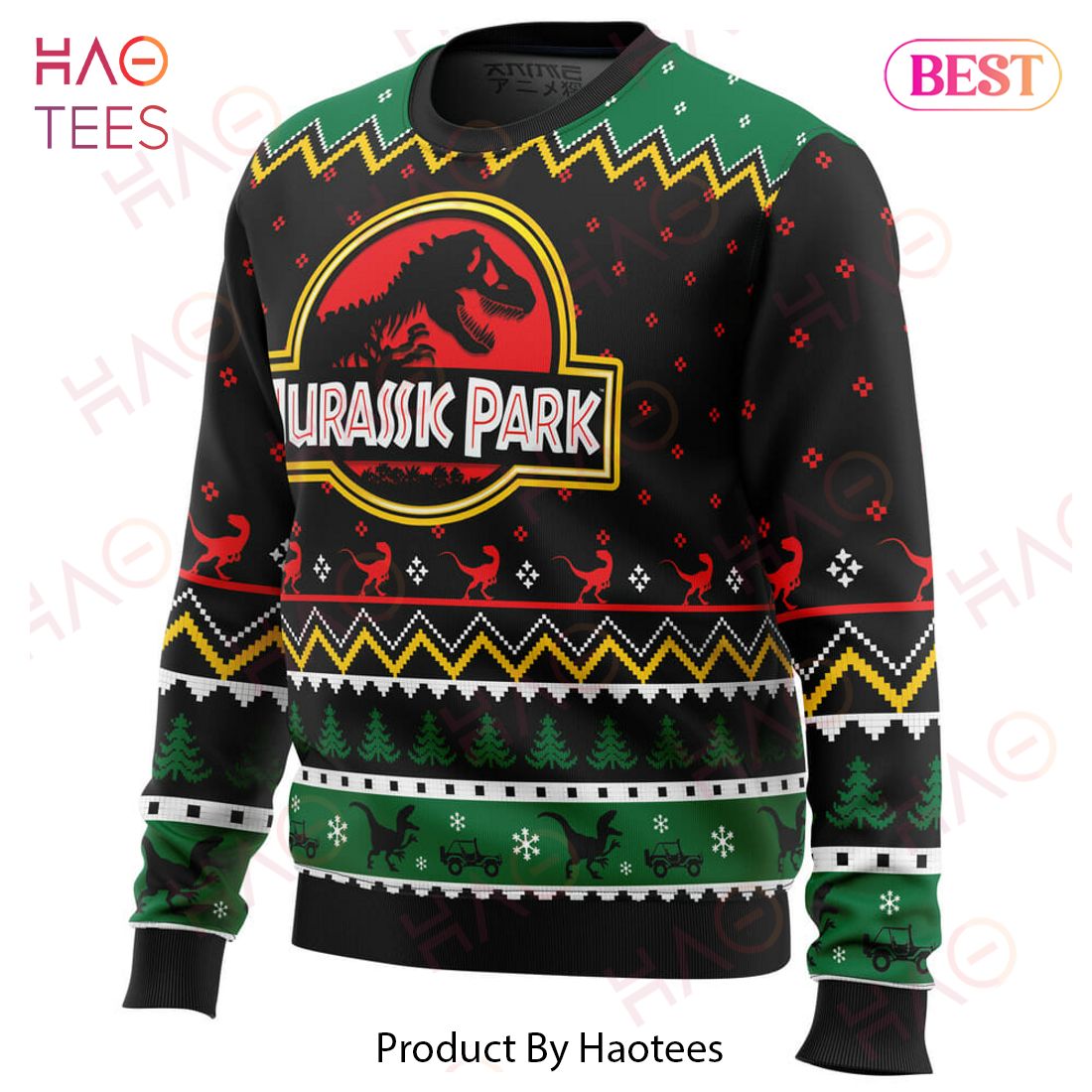 Ethics of Cloning Jurassic Park Ugly Christmas Sweater Ethics of Cloning Jurassic Park Ugly Christmas Sweater