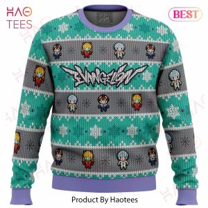 Evangelion Units Neon Genesis Evangelion Ugly Christmas Sweater