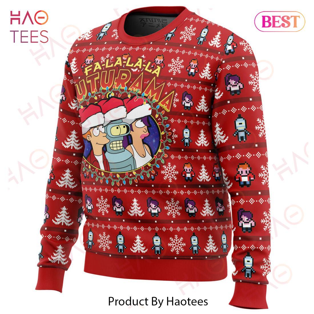 Fa-La-La-La Futurama Ugly Christmas Sweater Fa-La-La-La Futurama Ugly Christmas Sweater