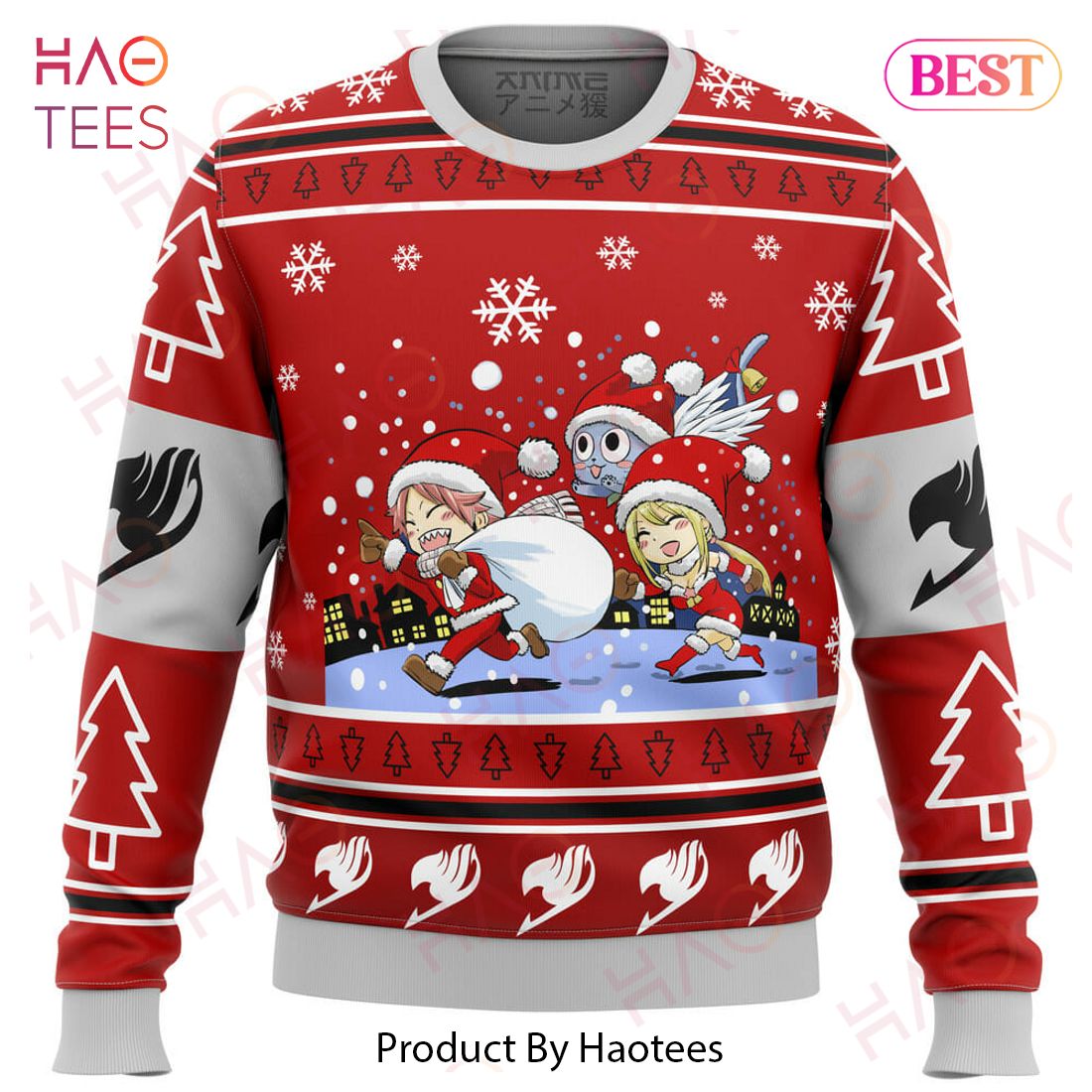 Fairy Tail Chibi XMAS Ugly Christmas Sweater Fairy Tail Chibi XMAS Ugly Christmas Sweater
