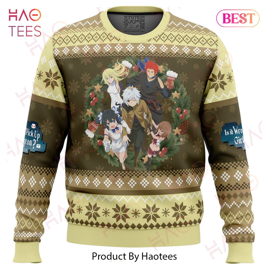 Familia Myth DanMachi Ugly Christmas Sweater Familia Myth DanMachi Ugly Christmas Sweater