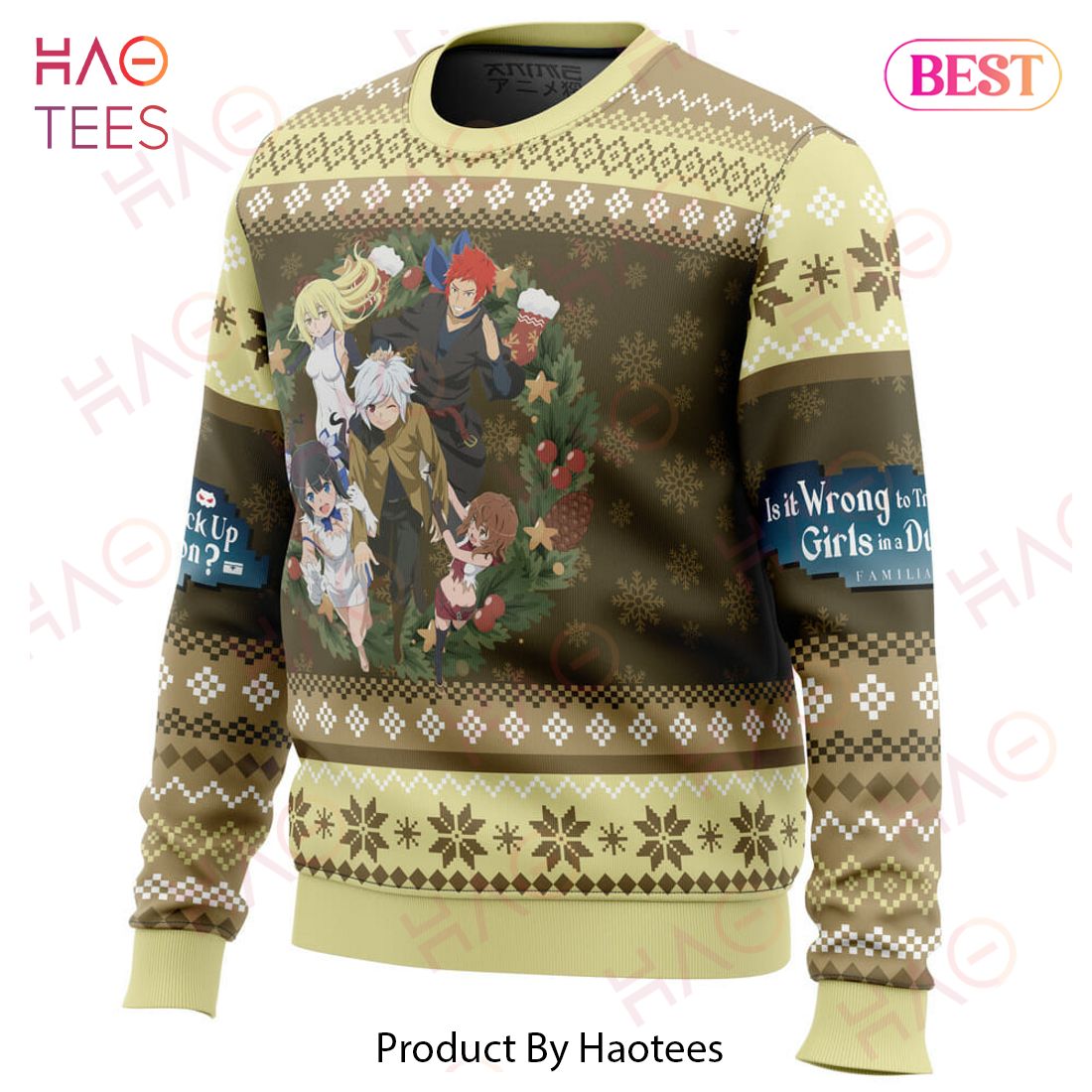 Familia Myth DanMachi Ugly Christmas Sweater Familia Myth DanMachi Ugly Christmas Sweater