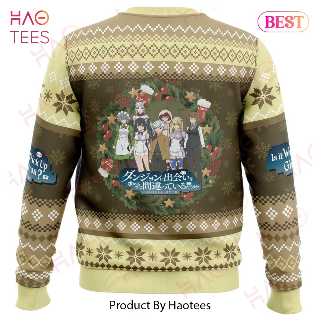 Familia Myth DanMachi Ugly Christmas Sweater Familia Myth DanMachi Ugly Christmas Sweater