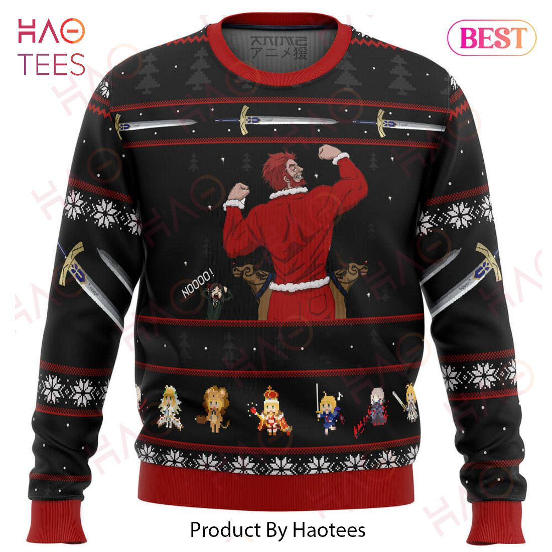 Fate Zero Rider Iskander Waver Ugly Christmas Sweater Fate Zero Rider Iskander Waver Ugly Christmas Sweater