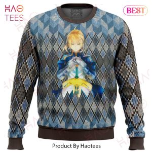 Fate Zero Saber Ugly Christmas Sweater