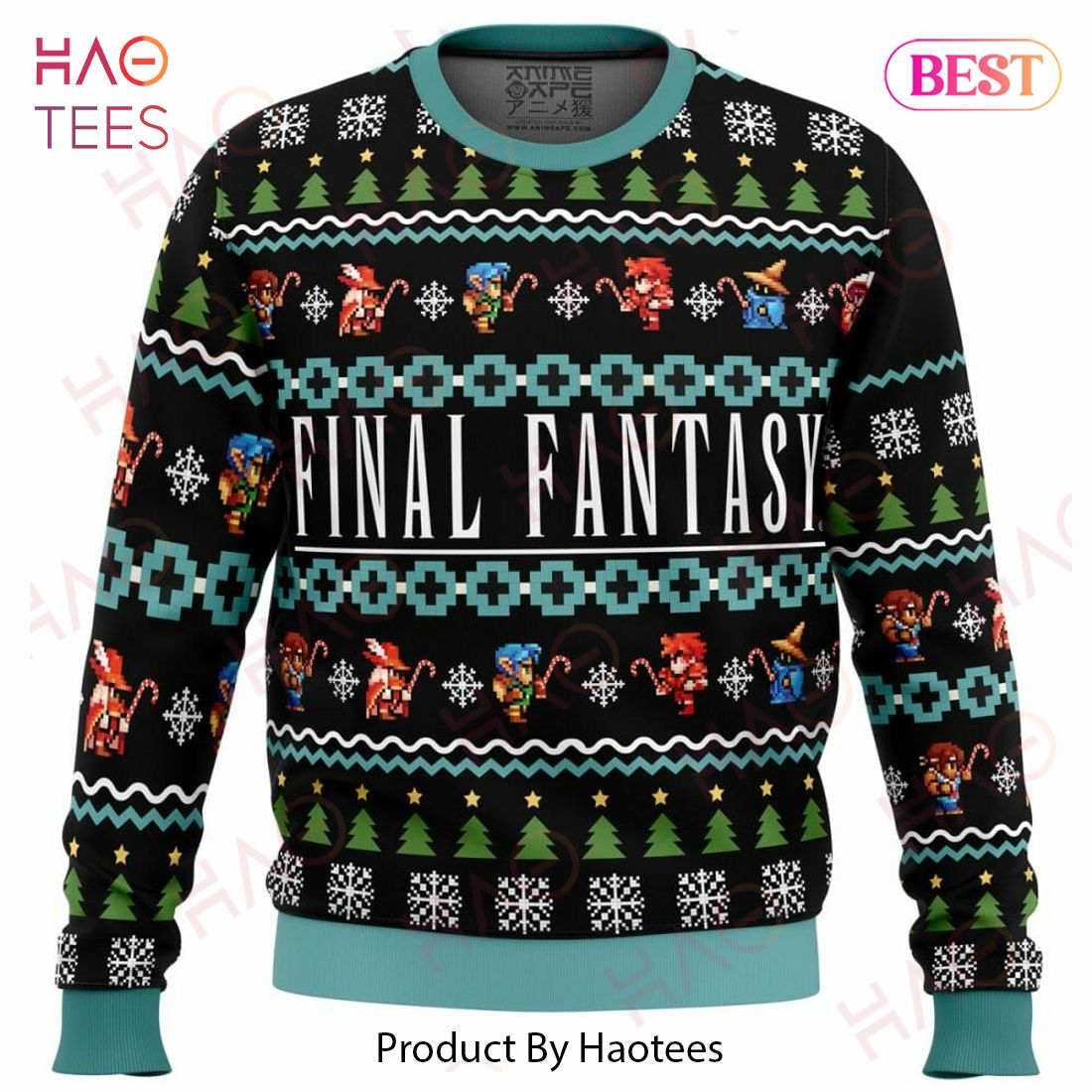 Final Fantasy Ugly Christmas Sweater Final Fantasy Ugly Christmas Sweater