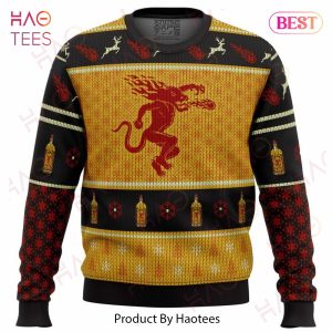 Fireball Cinnamon Whisky Ugly Christmas Sweater