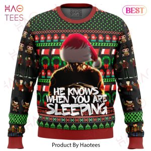 Freddy Krueger A Nightmare on Elm Street Ugly Christmas Sweater