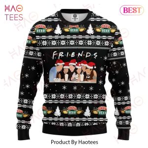 Friends Christmas Sweater Friends Characters Central Perk Black Ugly Sweater 2022