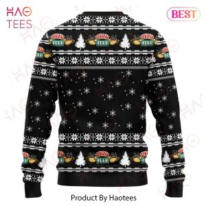 Friends Christmas Sweater Friends Characters Central Perk Black Ugly Sweater 2022