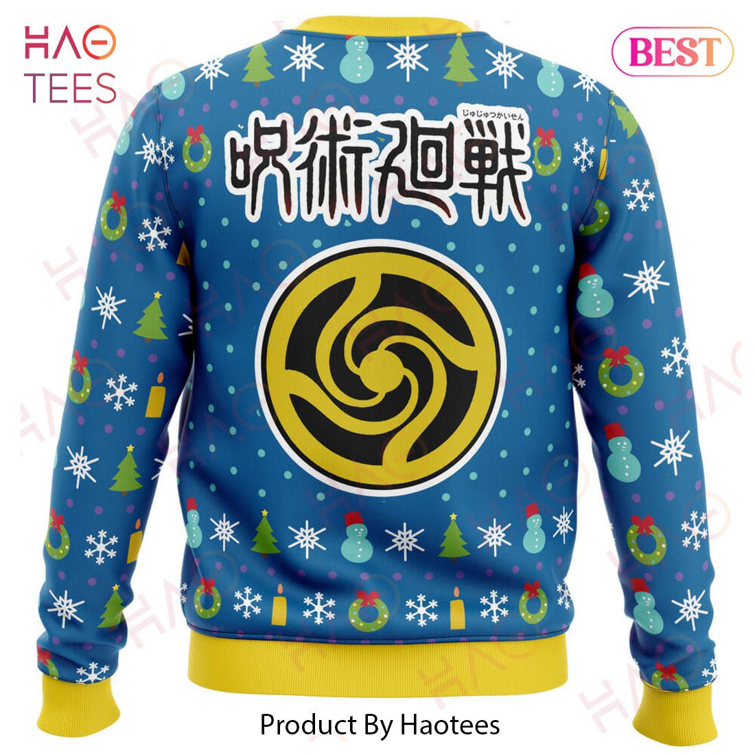 Fun Walk Jujutsu Kaisen Ugly Christmas Sweater Fun Walk Jujutsu Kaisen Ugly Christmas Sweater