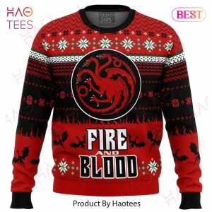 Game of Thrones Fire and Blood Ugly Christmas Sweater