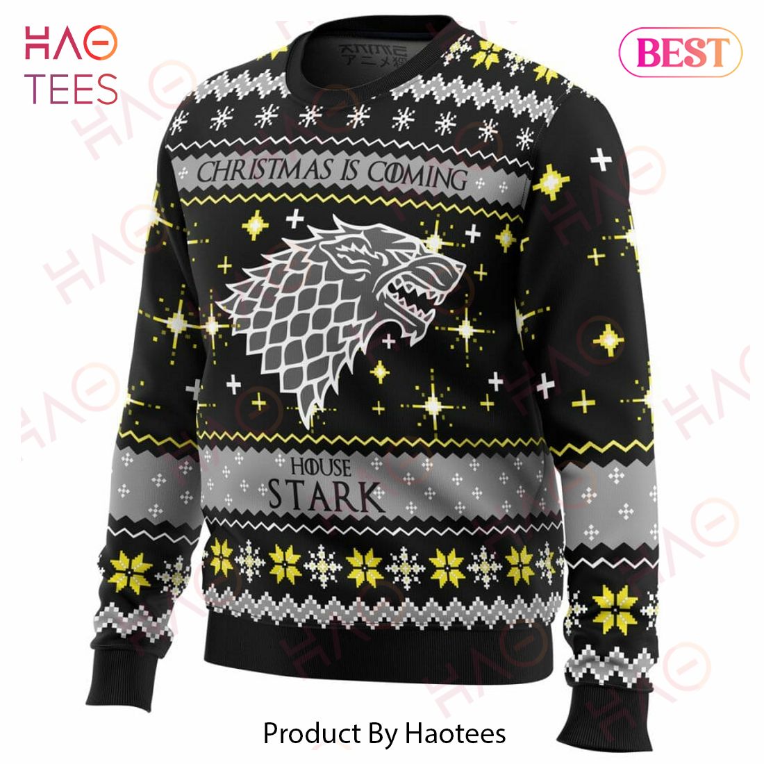 Game of Thrones House Stark Ugly Christmas Sweater Game of Thrones House Stark Ugly Christmas Sweater