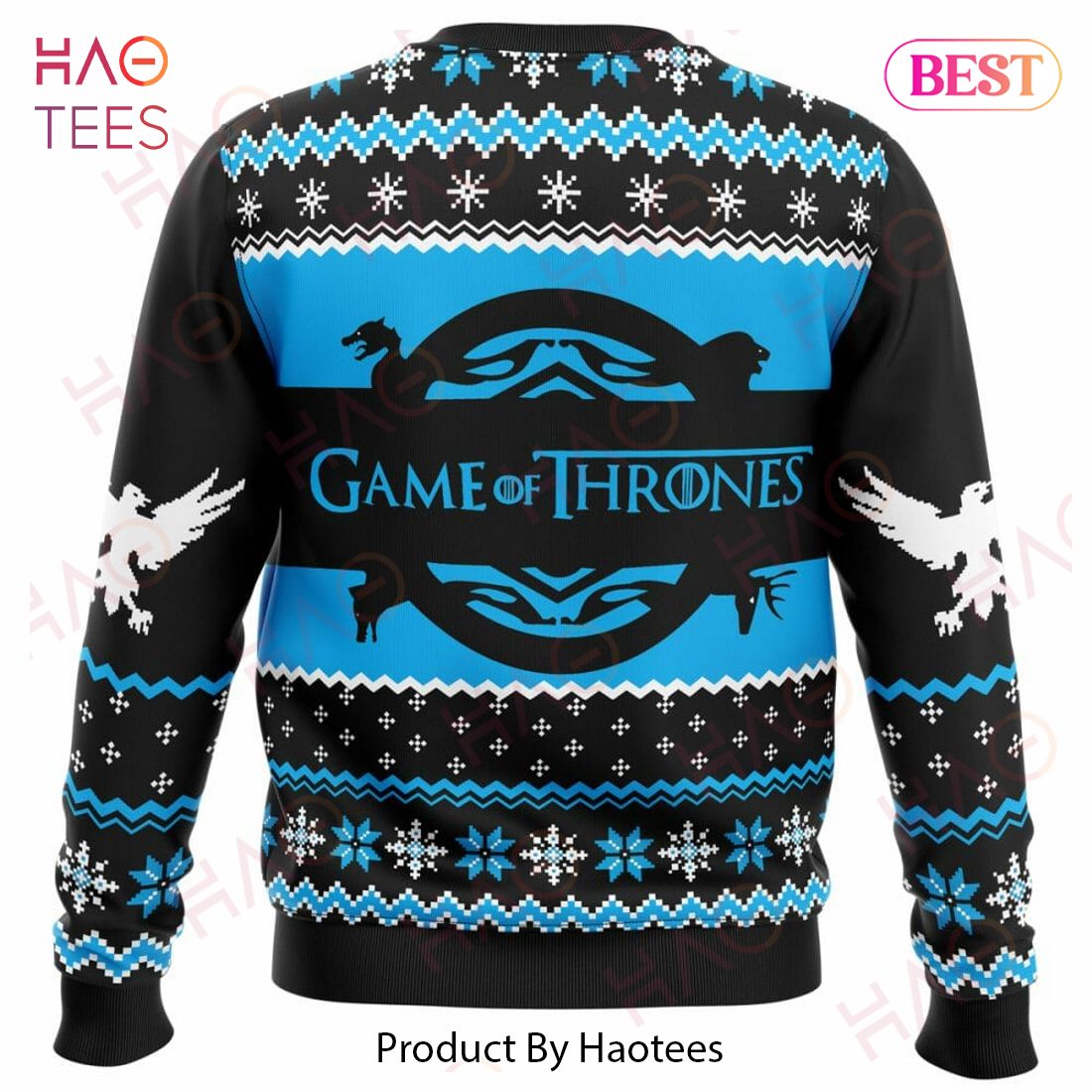 Game of Thrones Night's Watch Ugly Christmas Sweater Game of Thrones Night's Watch Ugly Christmas Sweater