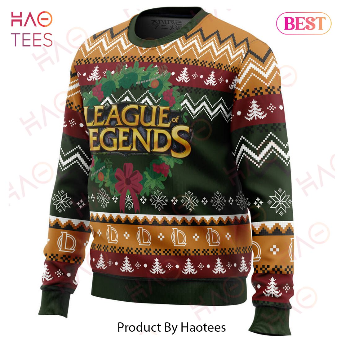 Game on Christmas League of Legends Ugly Christmas Sweater Game on Christmas League of Legends Ugly Christmas Sweater