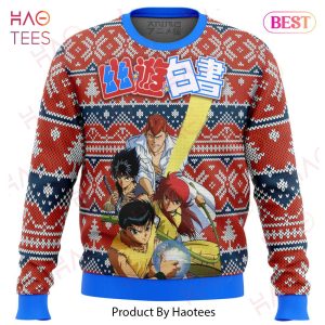 Ghost Fighter Yu Yu Hakusho Alt Ugly Christmas Sweater