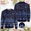 Gifury Bicycle Ugly Christmas Sweater LSD Bicycle Christmas Pattern Dark Blue Sweater Bicycle Sweater 2022
