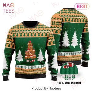 Gifury Cat Christmas Sweater Cat Christmas Tree Green Yellow Ugly Sweater Cat Ugly Sweater 2022