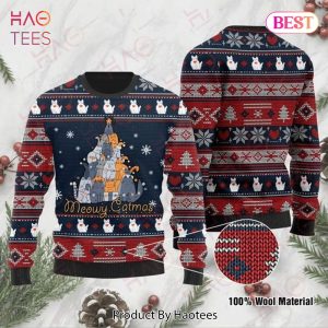 Gifury Cat Christmas Sweater Cat Christmas Tree Meowy Catmas Christmas Snowflakes Pattern Ugly Sweater Cat Ugly Sweater 2022