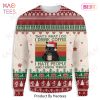 Gifury Cat Christmas Sweater Cat That’s What I Do I Drink Coffee I Hate People And I Know Things Red White Ugly Sweater Cat Ugly Sweater 2022