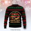 Gifury Cat Christmas Sweater Christmas Hat Black Cat What Green Ugly Sweater Cat Ugly Sweater 2022