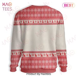 Gifury Cat Sweater Cat Scratch White Red Ugly Sweater Cat Ugly Sweater 2022