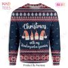 Gifury Gnome Christmas Ugly Sweater Let It Snow Three Gnomes Lights Red Sweater Gnome Apparel 2022