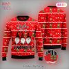 Gifury Gnome Christmas Ugly Sweater Three Gnomes Christmas Presents Candies Pattern Blue Red Sweater Gnome Apparel 2022