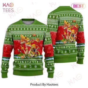 Gifury Mushroom Ugly Sweater Mushroom Christmas Pattern Green Sweater Mushroom Sweater 2022