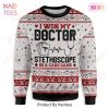 Gifury Nurse Christmas Sweater I’m Not Tachy Ok That’s A FBI Nurse Red Black Ugly Sweater Nurse Ugly Sweater 2022