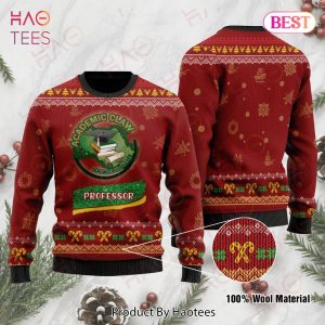 Gifury Teacher Christmas Sweater Academic Claw Professor Teacher Red Ugly Sweater Teacher Ugly Sweater 2022