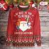 Gifury Teacher Christmas Sweater Academic Claw Professor Teacher Red Ugly Sweater Teacher Ugly Sweater 2022