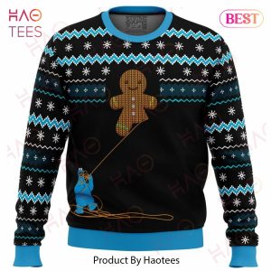 Gingerbread Cookie Monster Ugly Christmas Sweater Gingerbread Cookie Monster Ugly Christmas Sweater