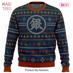 Gintama Gintoki Symbol Ugly Christmas Sweater Gintama Gintoki Symbol Ugly Christmas Sweater