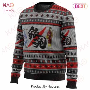 Gintama Shinsuke and Gintoki Ugly Christmas Sweater
