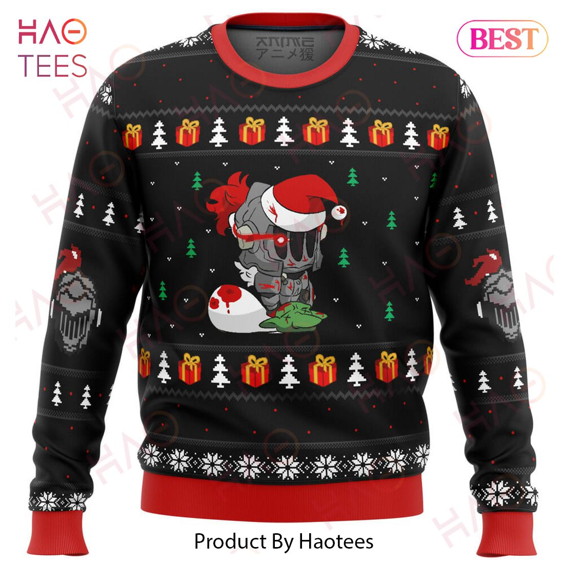 Goblin Slayer Santa Ugly Christmas Sweater Goblin Slayer Santa Ugly Christmas Sweater