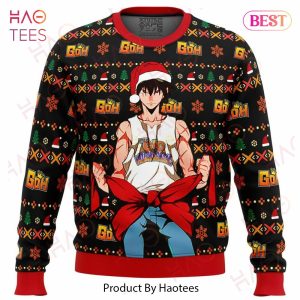 God of High School Santa Jin Mori Ugly Christmas Sweater