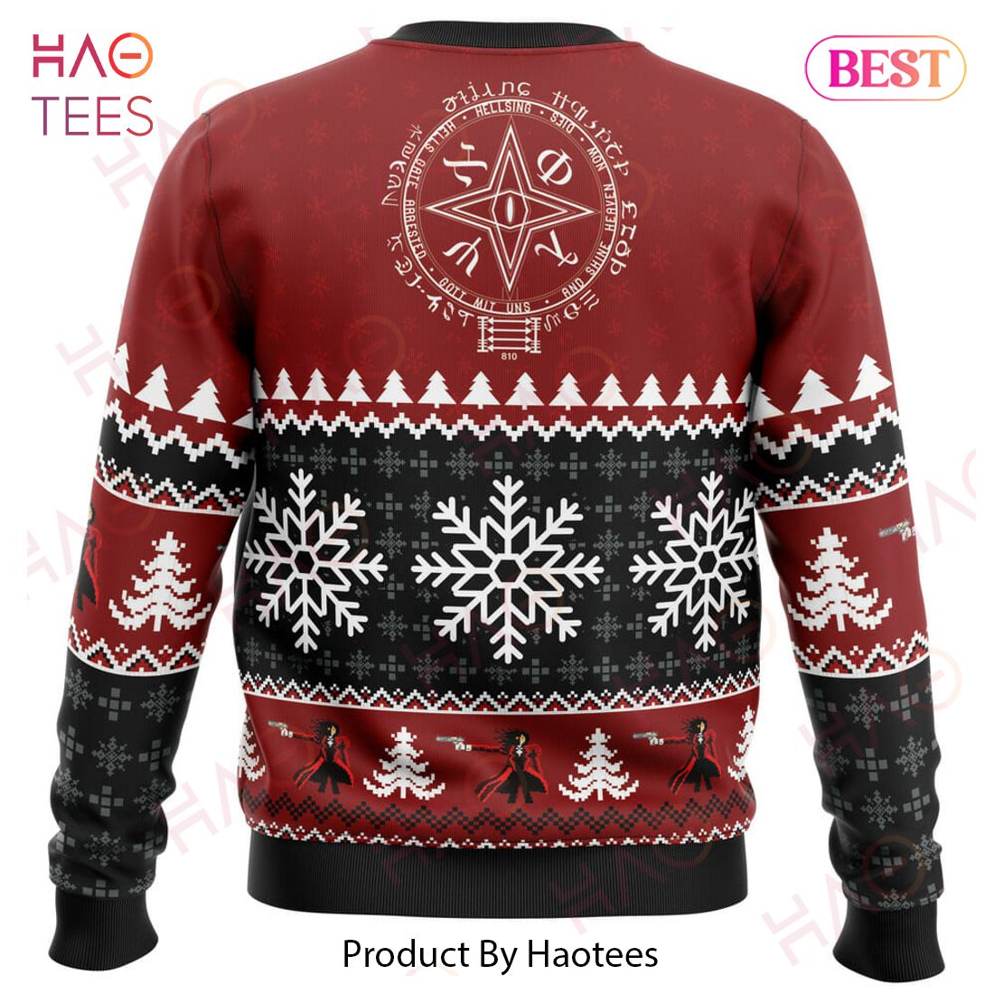God With Us Hellsing Ugly Christmas Sweater God With Us Hellsing Ugly Christmas Sweater