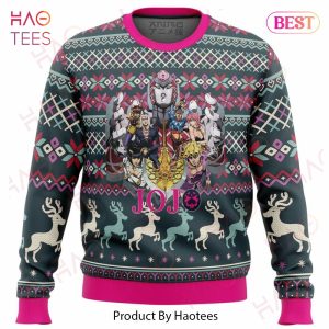 Golden Wind Jojo’s Bizarre Adventure Ugly Christmas Sweater