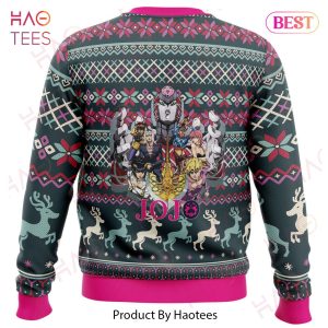 Golden Wind Jojo’s Bizarre Adventure Ugly Christmas Sweater