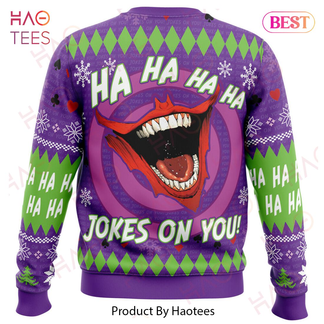 Ha ha ha Happy Christmas Joker Christmas Sweater Ha ha ha Happy Christmas Joker Christmas Sweater