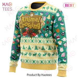 Happy Animal Villagers Animal Crossing Ugly Christmas Sweater
